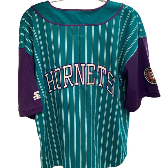 Vintage 90s Charlotte hornets Starter jersey - Picture 2 of 2